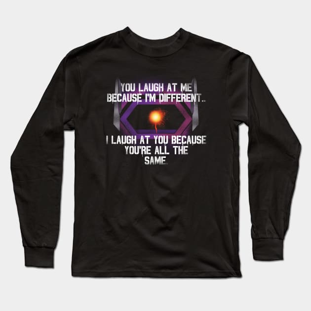 TF - Shockwave (with quote) Long Sleeve T-Shirt by DEADBUNNEH